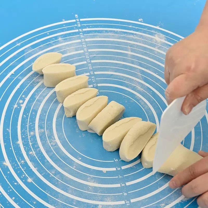 Silicone Baking Mat, Silicone Cake Knead Dough Mat, Non-slip Mat With Measurement Silicone Baking Mat, Silicone Cake Knead Dough Mat, Non-slip Mat With Measurement